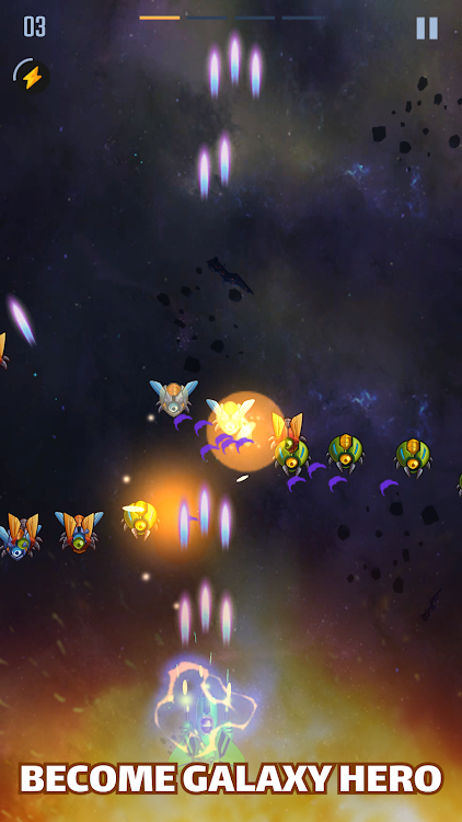 Galaxy Shooter Attack 2024 mod apk game download图片1