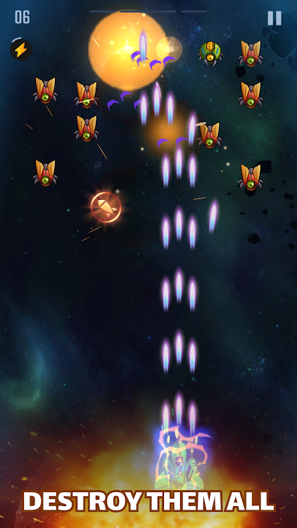 Galaxy Shooter Attack 2024 mod apk game download图片2