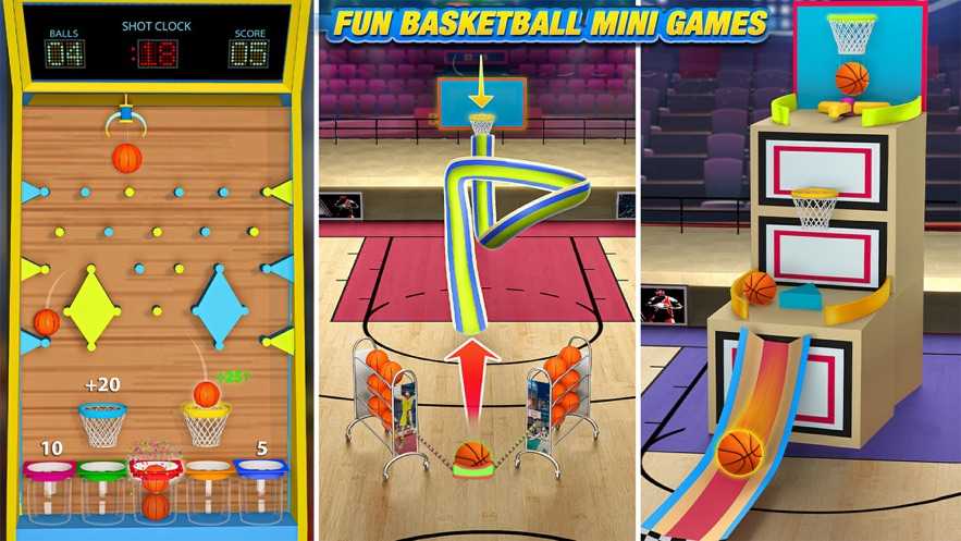 Dunk Hit Basketball Games mod apk 图片2