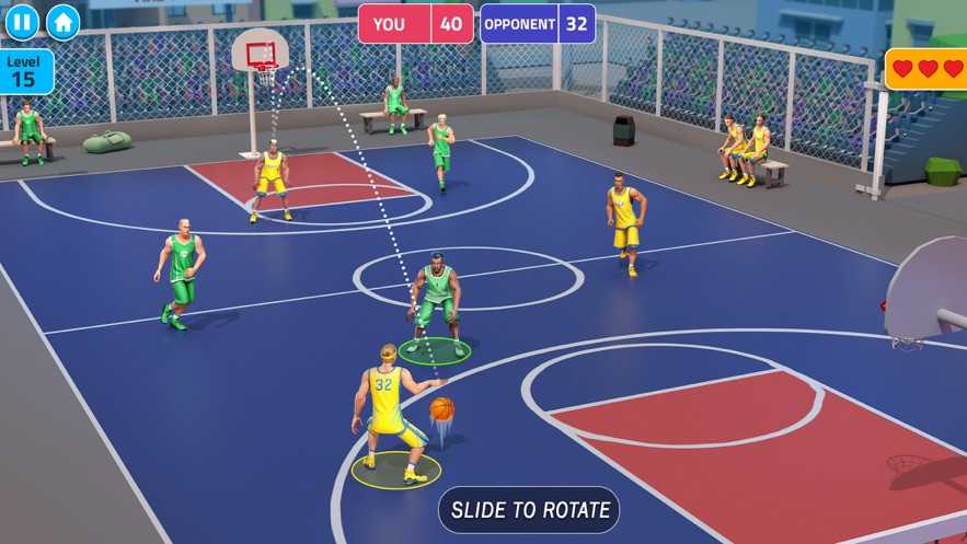 Dunk Hit Basketball Games mod apk 图片3