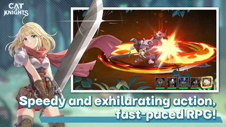 cat & knights samurai blade mod apk latest version图片1