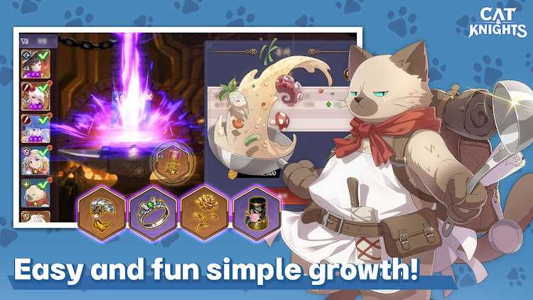 cat & knights samurai blade mod apk latest version图片2