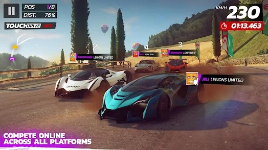 Asphalt Legends Unite Mod Apk All Cars Unlocked图片1