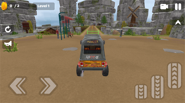 Rickshaw Climb on Mountain mod apk for android图片3