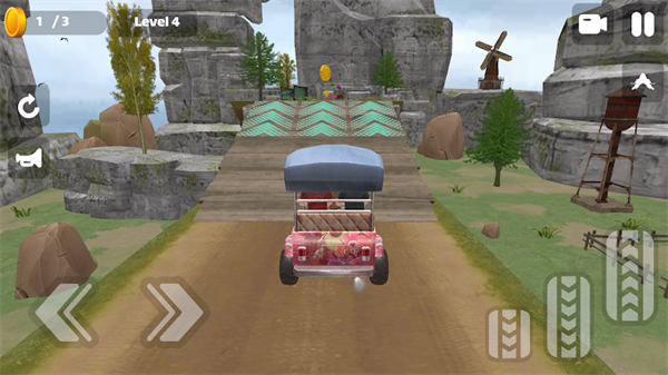 Rickshaw Climb on Mountain mod apk for android图片1