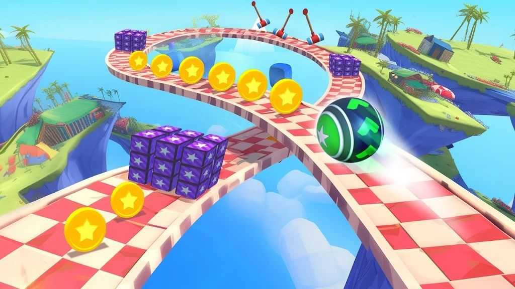 3D Super Rolling Ball Race game apk for android图片1