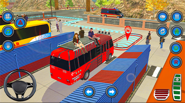 Mini Bus Driving Simulator 3D for android图片1