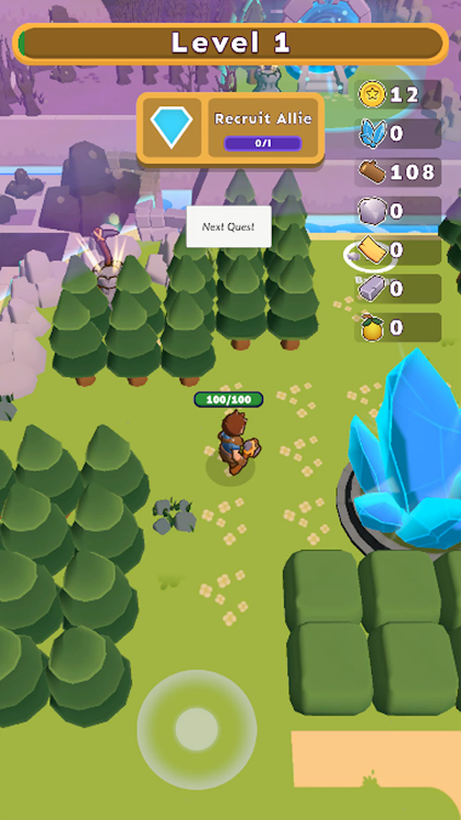 Crystal Quest Topdown Heroes game for android图片1