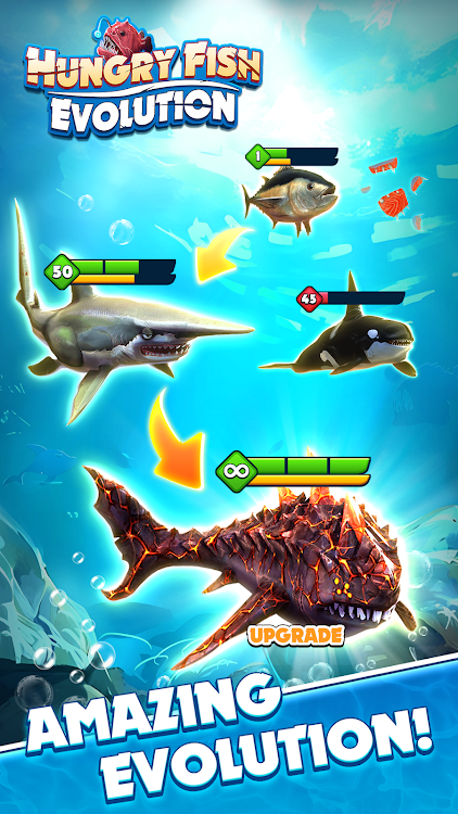 Hungry Fish Evolution mod apk unlimited money and gems图片1